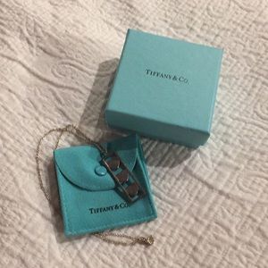 Tiffany Co triple heart necklace